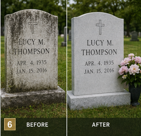 Headstone Cleaning